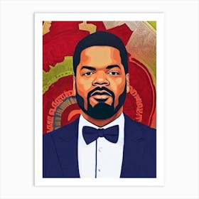 Ice Cube Illustration Movies Art Print