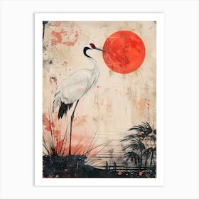 Crane Ii Canvas Print Art Print