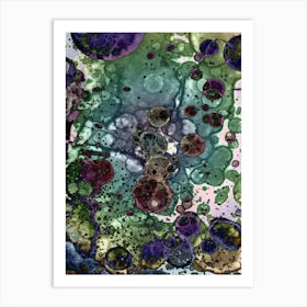 Abstraction Colored Bubbles 1 Art Print