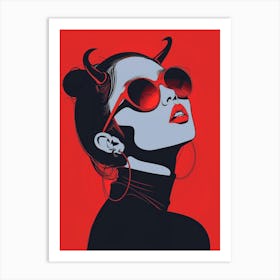 Devil Canvas Print Art Print