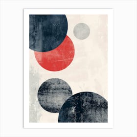 Abstract Circles Canvas Print 11 Art Print