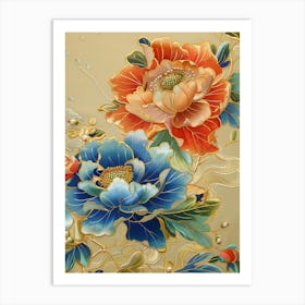 Chinese Flower Painting 70 Art Print