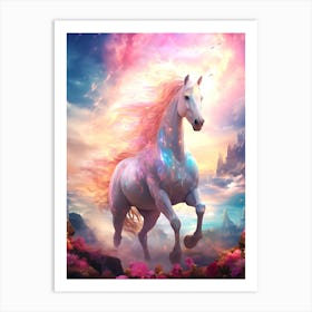 Horse In The Sky Art Print