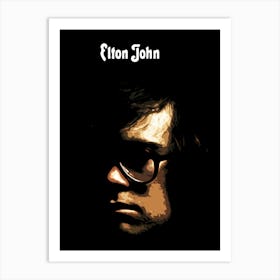 Elton John Art Print