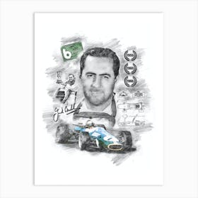 Jack Brabham Art Print