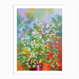 String Of Pearls 2 Impressionist Painting Art Print