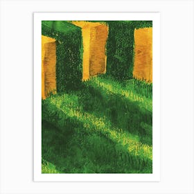 Maze Painting Art Print