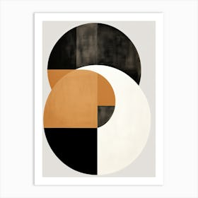Reverie Of Noir Geometry Art Print
