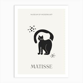 Matisse Black Cat Art Print