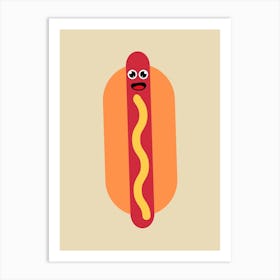 Hot Dog Art Print