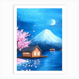 House On The Lake 4 Art Print