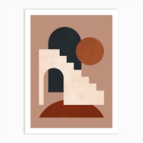 Architectural forms 10 Art Print
