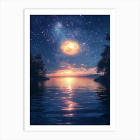 Starry Night 185 Art Print