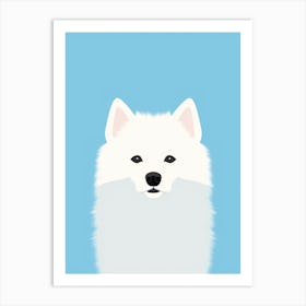 Eskimo Dog Art Print