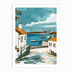 Travel Poster Happy Places Galway 1 Art Print