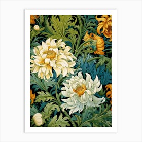 Chrysanthemums 11 Art Print