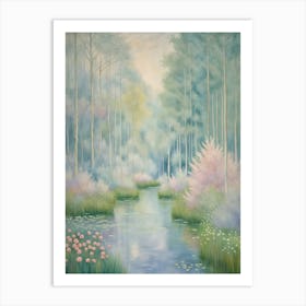 River In The Woods Art Print