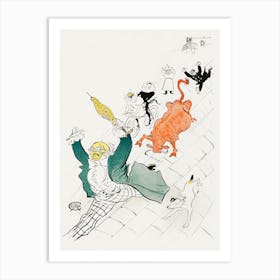 La Vache Enragée (1896), Henri de Toulouse-Lautrec Art Print