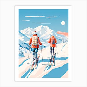 Portillo   Chile, Ski Resort Illustration 2 Art Print