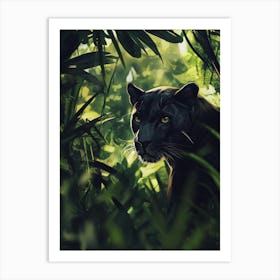 Black Panther.Generated AI. Wall Art Print 1 Poster