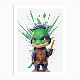 Teenage Mutant Ninja Turtle 1 Art Print