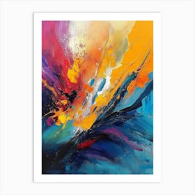 Colorful Abstract Painting Art Print