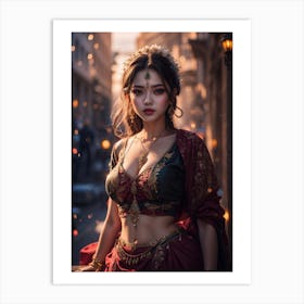 Asian Beauty Art Print