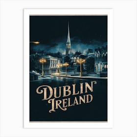 Dublin Ireland Art Print