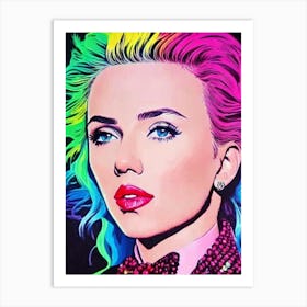 Scarlett Johansson Pop Movies Art Movies Art Print