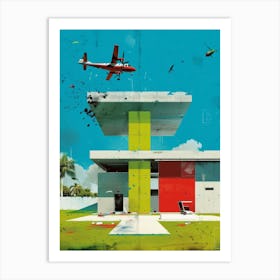 House In The Sky 1 Art Print