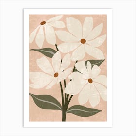 White Daisies 1 Art Print