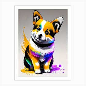 Corgi Painting 7 Art Print