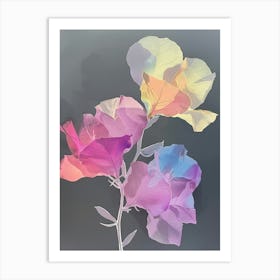 Iridescent Flower Bougainvillea 2 Art Print