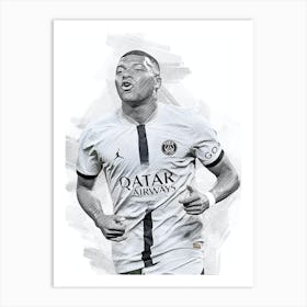 Kylian Mbappé France 1 Art Print