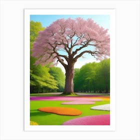 Cherry Blossom Tree 1 Art Print