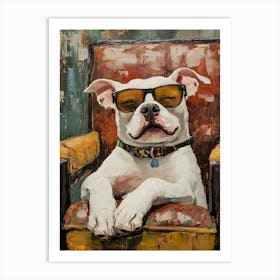 Pitbull Spa Day 17 Art Print