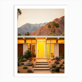 California Dreaming - Mid-Century Sunset Art Print