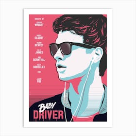 Baby Driver Movie Art Print