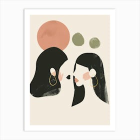 Two Women In Love 3 Art Print