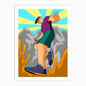 Runner Art Print