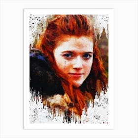 Ygritte Game Of Thrones Painting Art Print