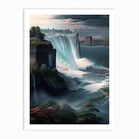 Niagara Falls Of The South, United States Realistic Photograph (2) Art Print