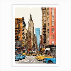 Newyork City Art Art Print