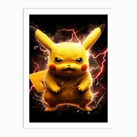 Pikachu 3 Art Print