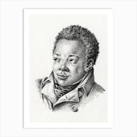 Portrait Of A Black Man, Jean Bernard Art Print