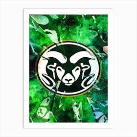 Colorado State Rams 1 Art Print