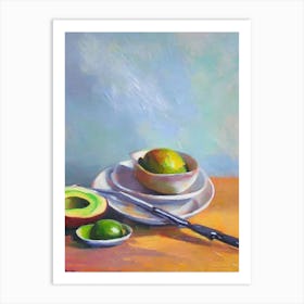Avocado Still Life Painting vegetable Art Print