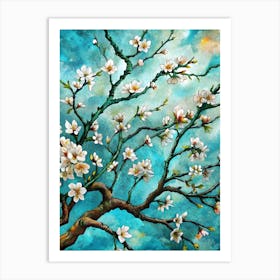 Blossoming Cherry Tree 3 Art Print