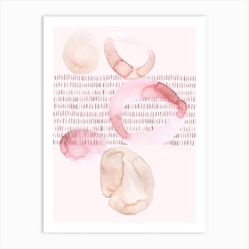 Pink Abstract 2 Art Print