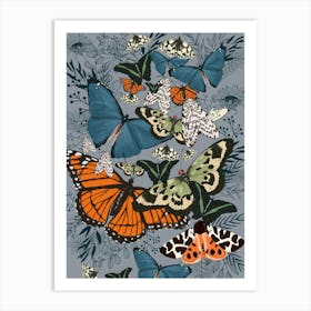 Papillon Art Print